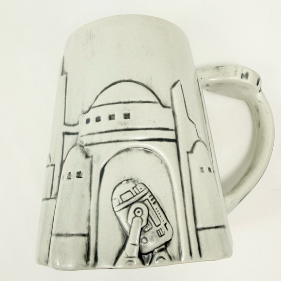 Disney Star Wars Galaxy's Edge R2D2 Gray Batuu Millennium Falcon Collectible Mug - Picture 5 of 13